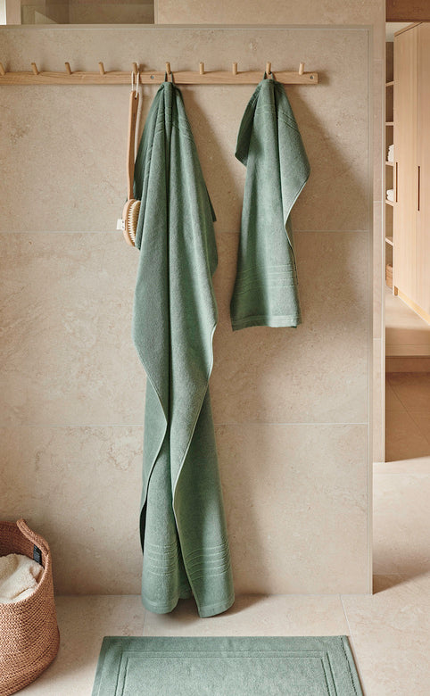 Helle Frotté 90x150 cm Grön