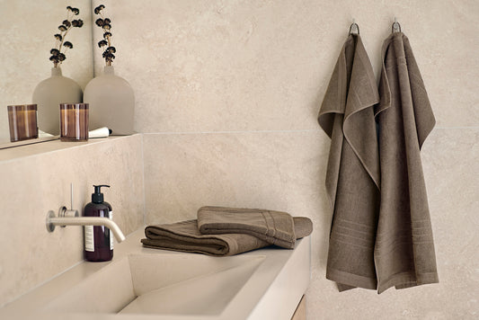 Helle Frotté 50x70 cm Brun