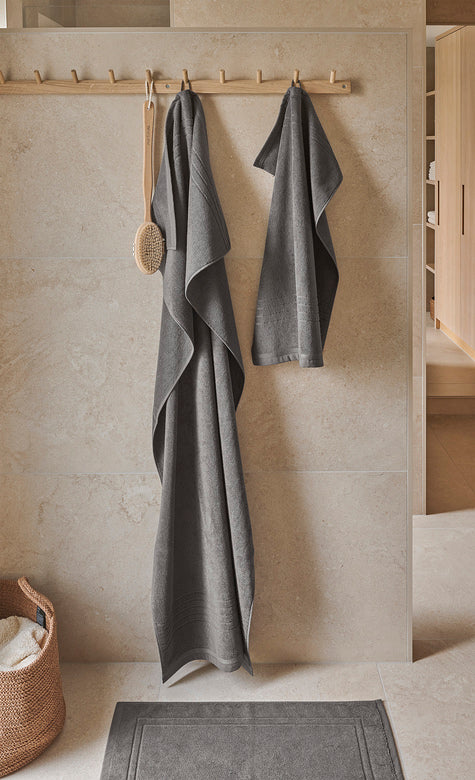 Helle Frotté 90x150 cm Grå