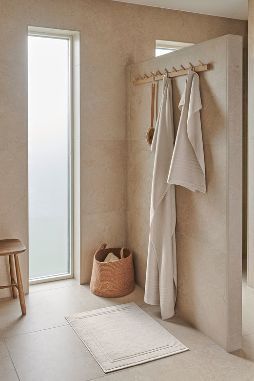 Helle Duschmatta 50x70 cm Sand