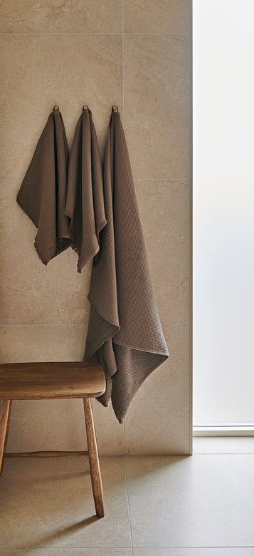 Haze Frotté 90x150 cm Brun