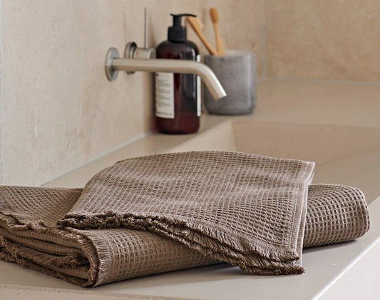 Haze Frotté 50x70 cm Brun