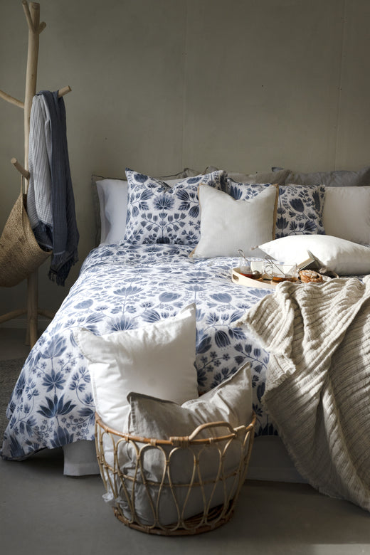 2-Dels Set Aster Blå