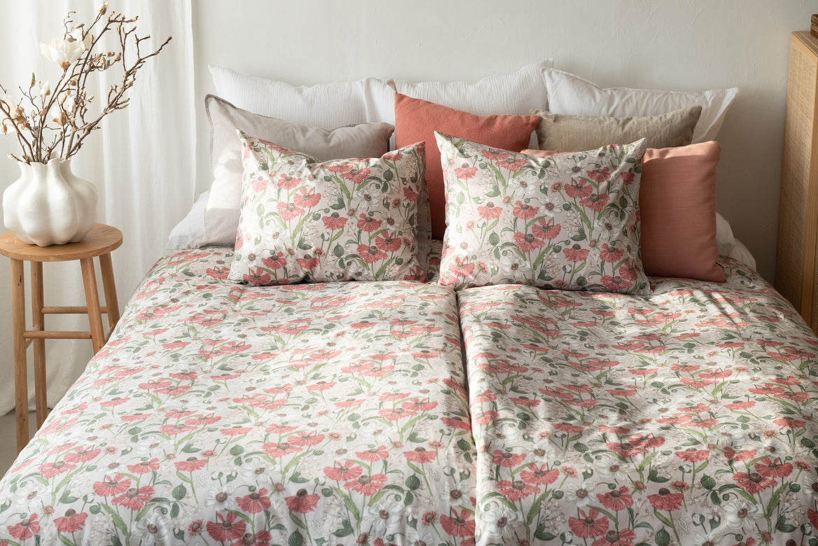 2-Dels Set Fleur Rosa