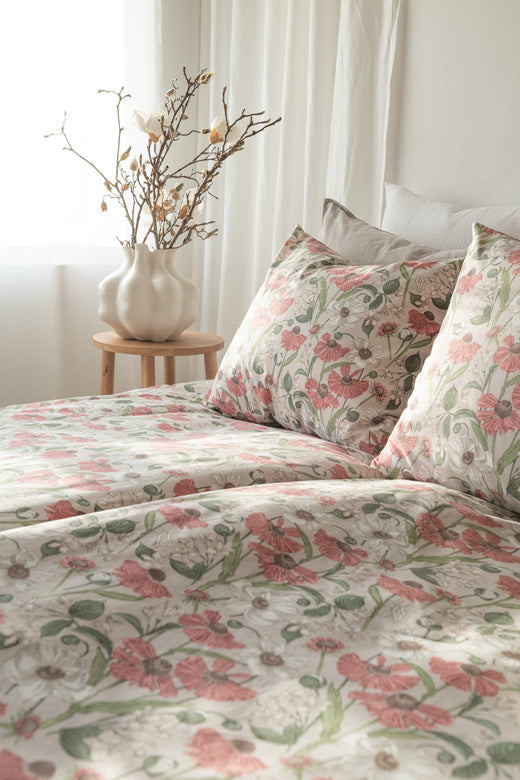 2-Dels Set Fleur Rosa