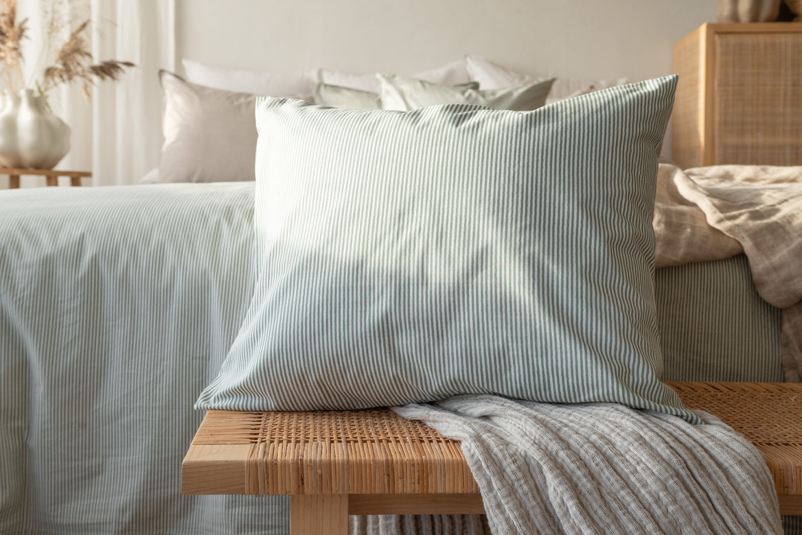 3-Dels Set Thelma Stripe Grön Dubbel