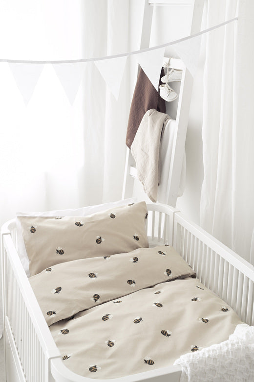 2-Dels Set Humla Sand Spjälsäng