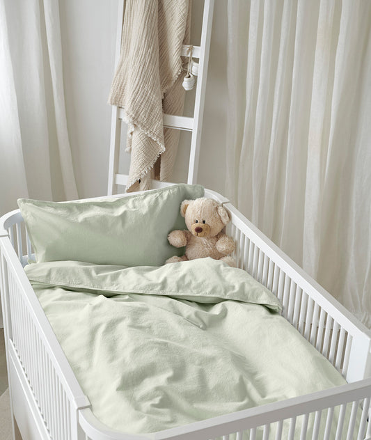 2-Dels Set Humble Grön Spjälsäng