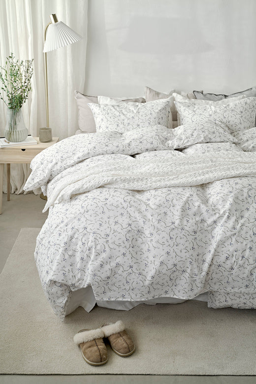 2-Dels Set Vilja Blå