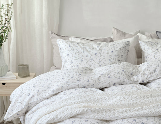 2-Dels Set Vilja Blå