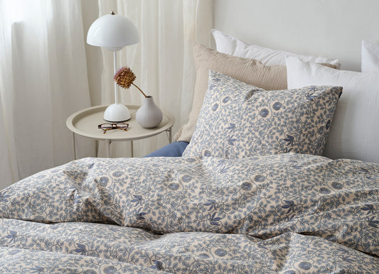 2-Dels Set Botanique Blå