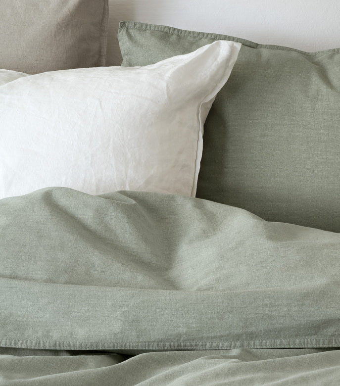 2-Dels Set Washed Grön