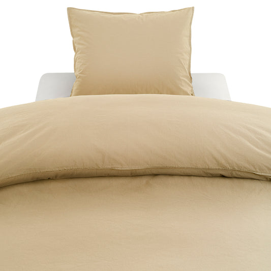 2-Dels Set Percale Gul