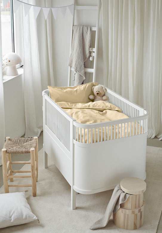 2-Dels Set Humble Gul Spjälsäng