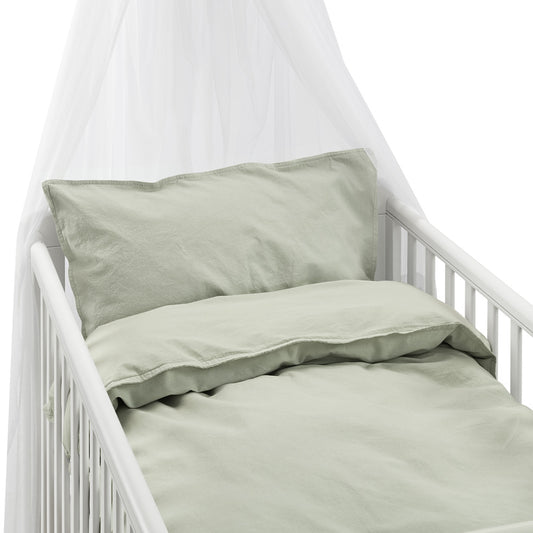 2-Dels Set Humble Grön Spjälsäng