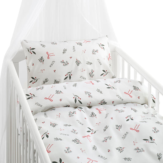 2-Dels Set Julkvisten Spjälsäng