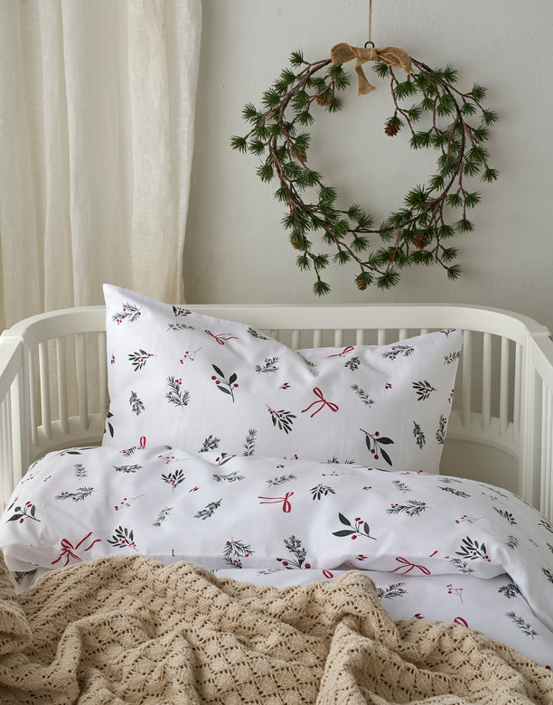 2-Dels Set Julkvisten Spjälsäng