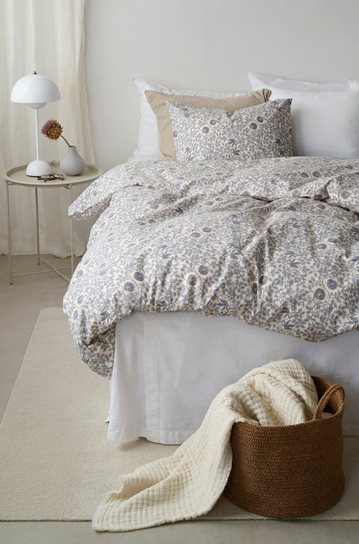 2-Dels Set Botanique Blå