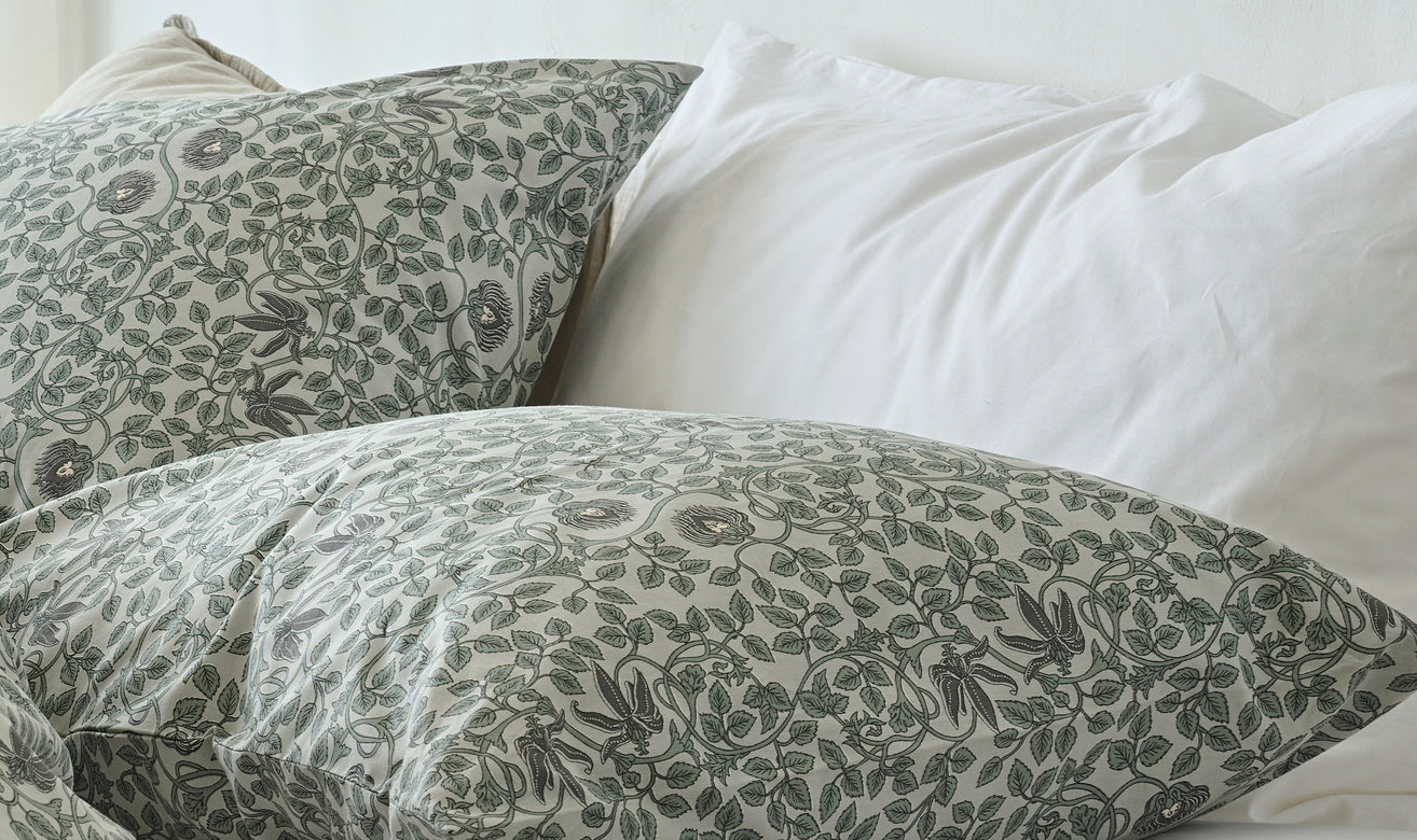 2-Dels Set Botanique Grön