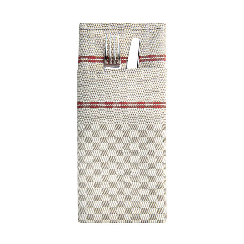 Alice servetthandduk 50x70 cm Röd